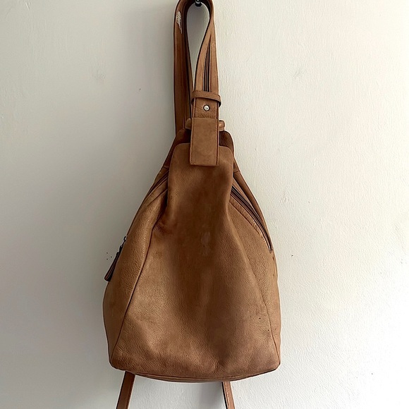 Wilsons Leather Handbags - Wilson’s lLeather mini backpack in soft tan leather